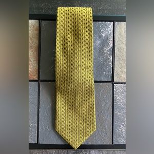 Fendi Neck Tie 100% Silk Made in Italy Hand Made